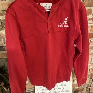 Alabama football Roll tide sweatshirt in crimson red